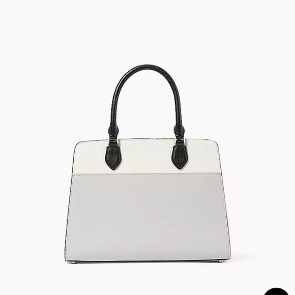 Kate Spade Madison Colorblock Saffiano Leather Medium Satchel
Platinum Grey
NWT - Picture 6 of 16